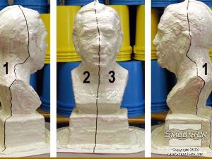 לחיצה להגדלת תמונה שלושת הקווים שצויירו .