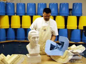 לחיצה להגדלת תמונה השכפול מדוייק והתבנית מוכנה ליציקה נוספת 