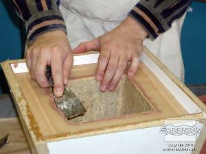 לחיצה להגדלת תמונה חותכים גראדים מתבנית הגומי פוליאוריתן ליציקה ReoFlex® 40.