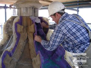 לחיצה להגדלת תמונה תבנית הסיליקון E-Z Spray® היא גמישה ואפשר 