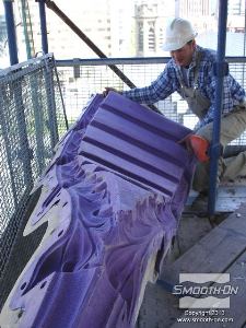 לחיצה להגדלת תמונה חלקי התבנית השונים מוכנים להעברתם לאתר בו יעשו את היציקות.