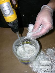 לחיצה להגדלת תמונה יש להוסיף 6% מסיבי הזכוכית הקצוצים עפ