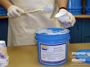 לחיצה להגדלת תמונה לוקחים כוס נוספת מחלק B. יש לדחוס את חלק B ולמלאה באופן שלם.