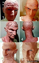 הכנת פסל בדמותו של פרדי קרוגר - ליאו בן דוד