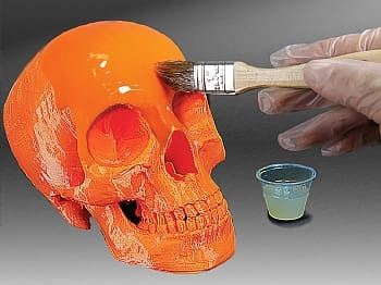 ציפוי הדפסות ממדפסת תלת מימד