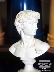 לחיצה להגדלת תמונה מודל הגבס המקורי שממנו מכינים תבנית בעזרת גומי פוליאוריטן גמיש למריחה מסדרת Brush on.