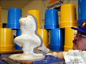 לחיצה להגדלת תמונה מטרתו של קו ההפרדה מהחימר היא לחלק את מעיל התמיכה לאזורים שונים. יש להשתמש בחימר רך על בסיס מים.