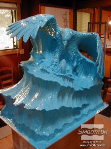 לחיצה להגדלת תמונה שכבת הסיליקון Mold Max® 10  השניה מוכנה.