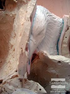 לחיצה להגדלת תמונה השוקעה מחשבה רבה בהכנת מעיל התמיכה. בנו אותו ממספר רב של חלקים כדי להתמודד עם אנדרקאטים ו'נעילה' של המעיל.