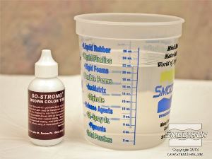 לחיצה להגדלת תמונה משתמשים בצבע SO-Strong חום כדי ששכבה זו תשתלב עם הבסיס בצבע הברונזה.