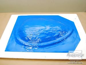 לחיצה להגדלת תמונה תבנית ה גומי סיליקון Rebound 40 מוכנה להכנת מעיל תמיכה.