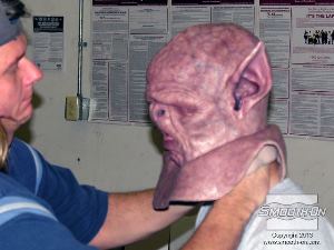 לחיצה להגדלת תמונה שמים את המסיכה על ראש המודל.