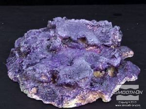 לחיצה להגדלת תמונה מניחים לסלע החי הצבוע להתמצק במשך 10 דקות בטפמ' החדר.