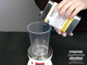 לחיצה להגדלת תמונה מודדים את הבסיס של ה פוליאוריתן  שקוף קריסטלי ליציקה Crystal Clear®200.