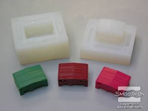 לחיצה להגדלת תמונה ניתן להוסיף צבעים ל יציקות פוליאוריטן הSmooth-Cast® לקבלת מגוון אפקטים עצום!