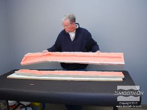 לחיצה להגדלת תמונה התבנית שהתקבלה היא חזקה וקלה. סיליקון הRebound העתיק את פרטי המודל המקורי באופן מושלם.