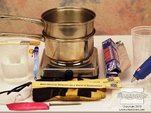 לחיצה להגדלת תמונה פריטים נוספים - מברשת, מים, משקפי מגן, מדחום, אמבט מים (