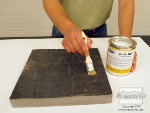 לחיצה להגדלת תמונה על מנת ליצור חותמת להטבעה בבטון, משתמשים ב 4 אריחים בגודל 30*30*2.5 ס