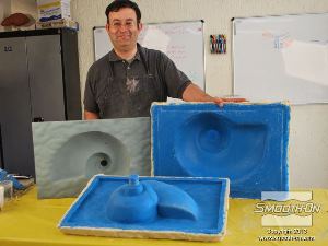 לחיצה להגדלת תמונה סיליקון ליציקה Mold Star 30 מעתיק בצורה מושלמת כל פרט במודל והתבנית מוכנה ליציקת בטון. 